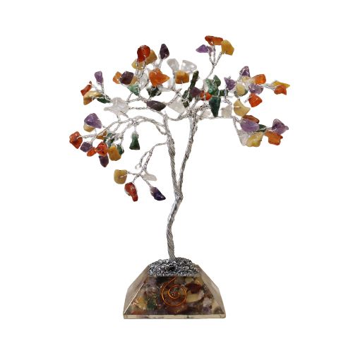 Magische stenenboom met orgonietbasis