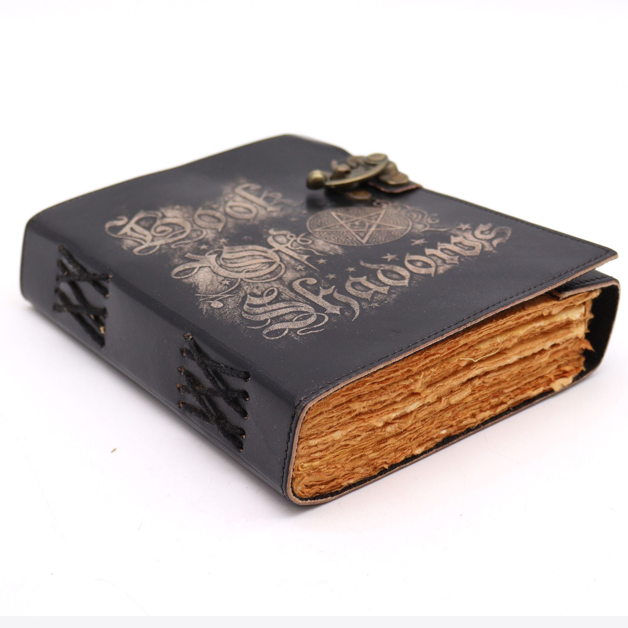 Boek der Schaduwen - magisch notitieboek met 200 pagina's, decoratieve rand, 15x21 cm