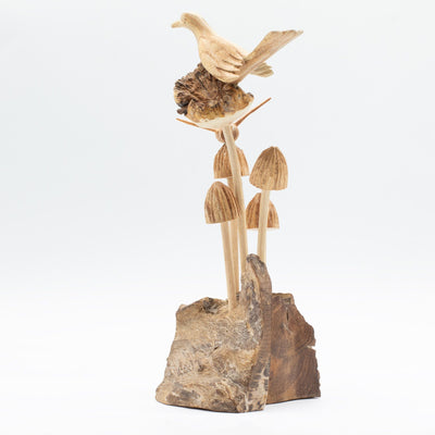 Sculptuur van parasiet hout