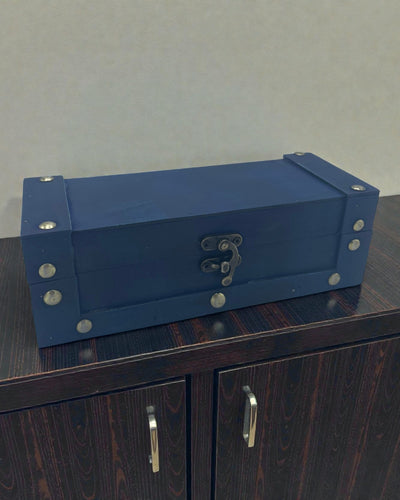 Slanke Oceaanark – Lange Blauwe Kist