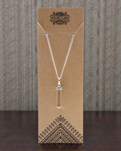 Kristallen Punt – Klassieke puntvormige hanger van bergkristal