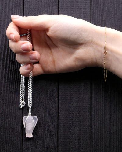 Beschermende amethist – Hanger beschermengel van amethist