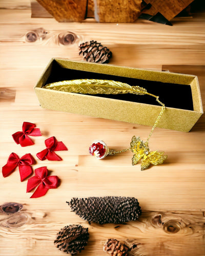 Creatieve Metalen Boekenlegger Retro Vintage Boekenlegger - Veer en Vlinder in Barokstijl