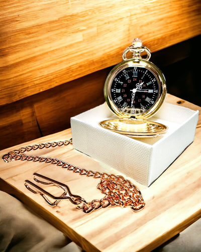 Klassieke Stijl Zakhorloge – Roségoud, Vintage Elegantie