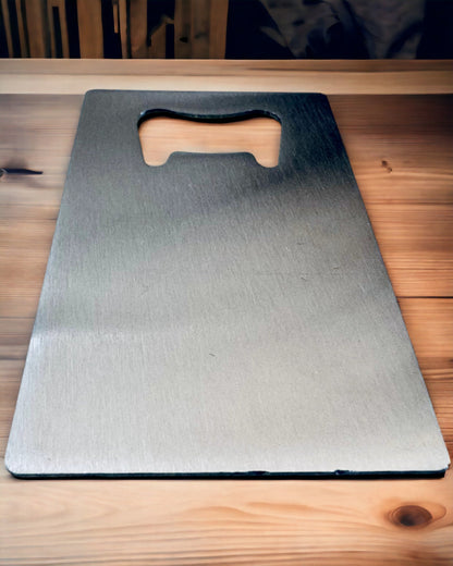 RVS Flesopener - Elegante en Praktische Gadget - personalisatie met gravure