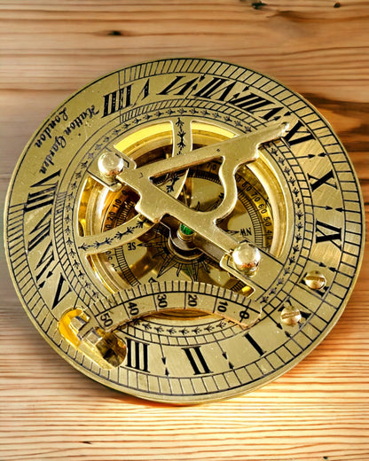 Navigatiekompas met Sextant en Personaliseringsmogelijkheid - Maritiem XL