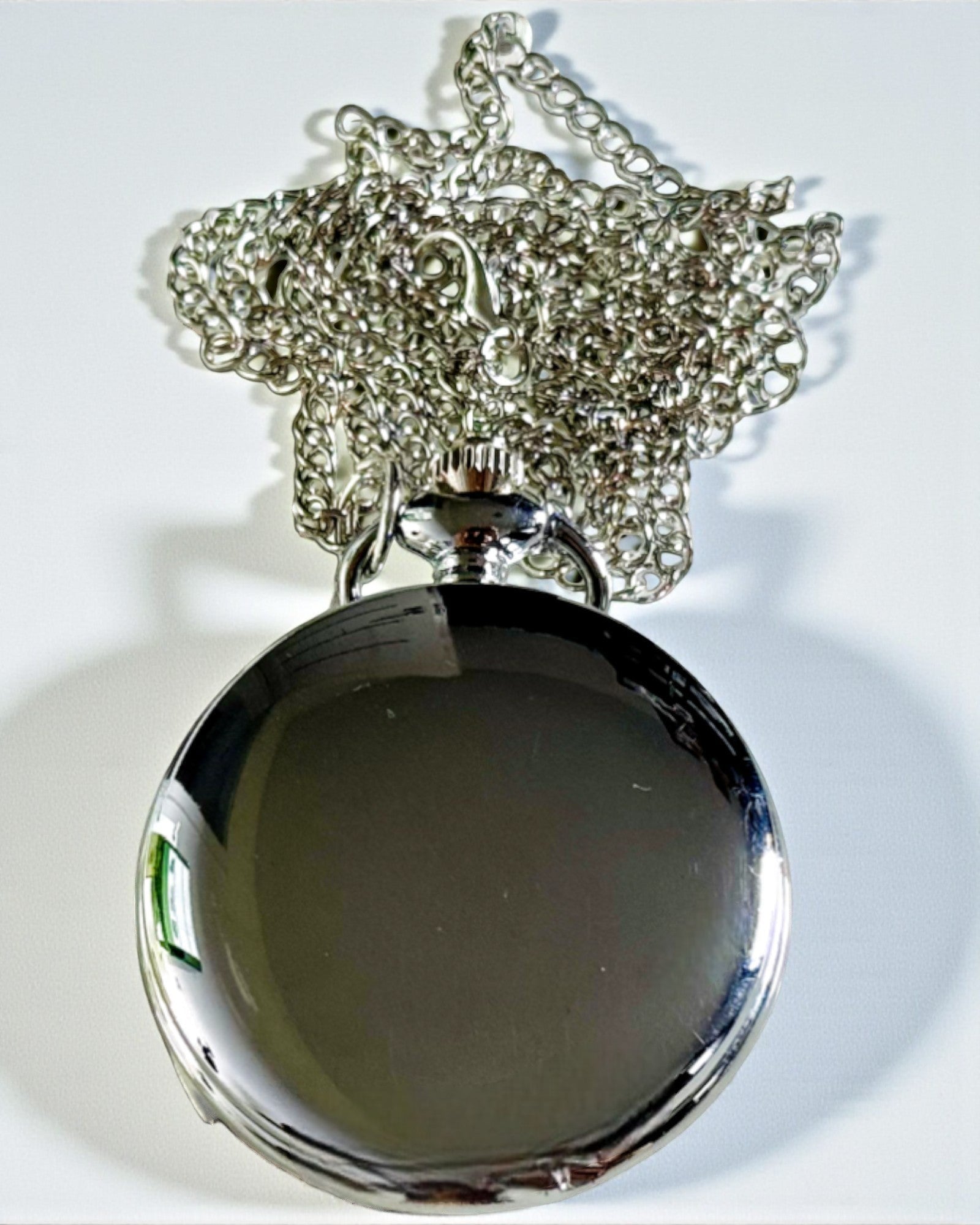 Klassieke Zilveren Zakhorloge met Graveeroptie