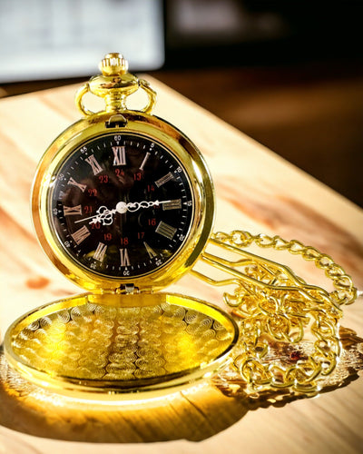 Gouden Zakhorloge met Graveermogelijkheid