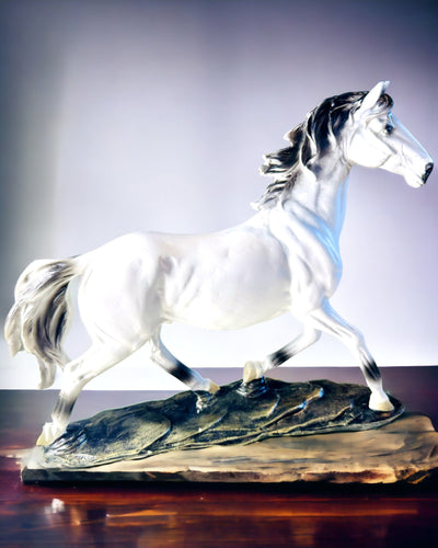 Paardensculptuur - Decoratief Beeldje met Graveermogelijkheid