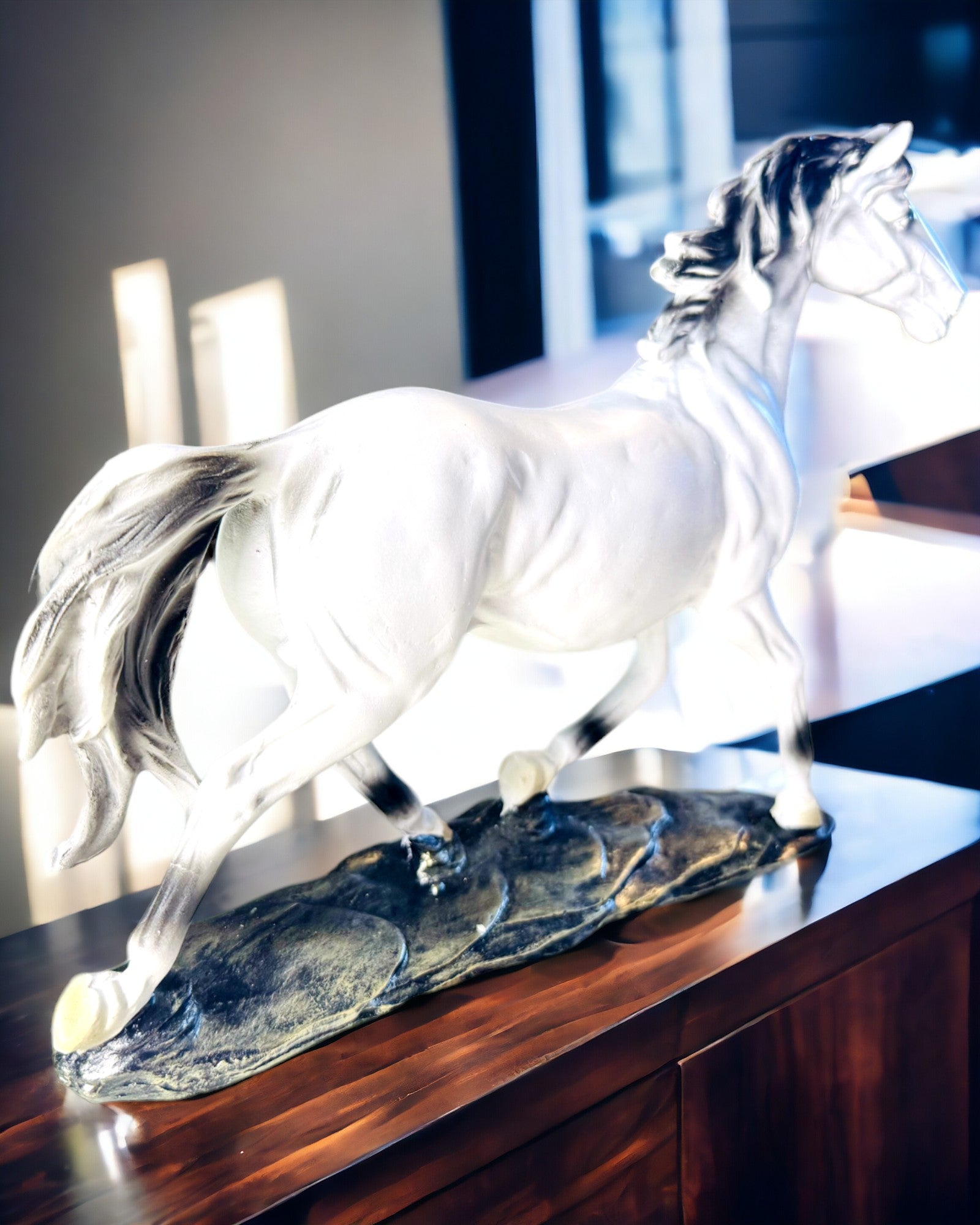 Paardensculptuur - Decoratief Beeldje met Graveermogelijkheid