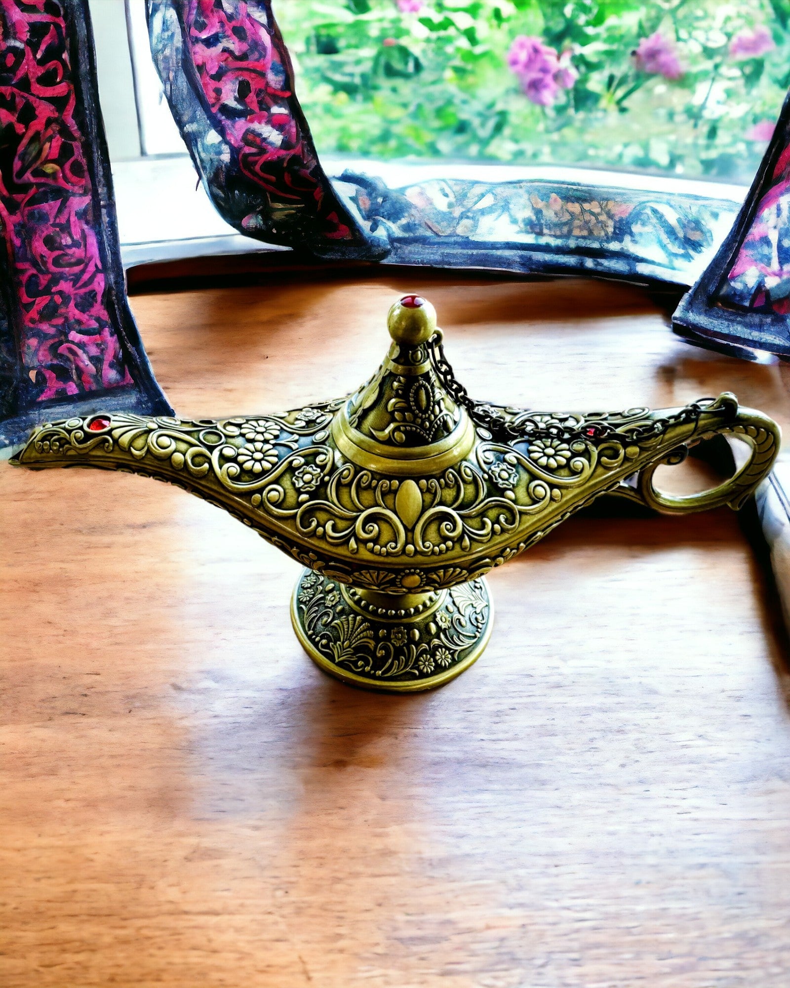 Magische Lamp van Aladdin met Graveeroptie - Variant Geschaafd Goud