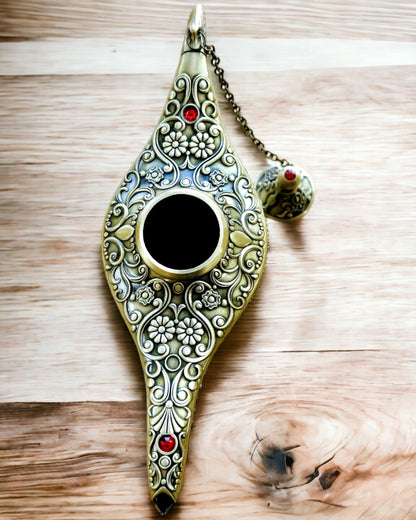 Magische Lamp van Aladdin met Graveeroptie - Variant Geschaafd Goud