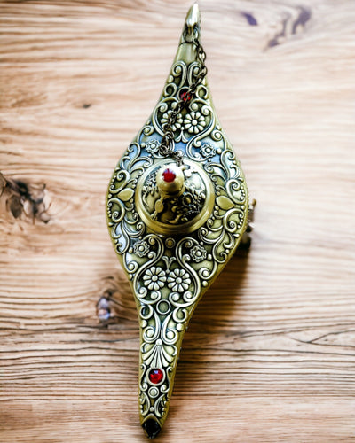 Magische Lamp van Aladdin met Graveeroptie - Variant Geschaafd Goud