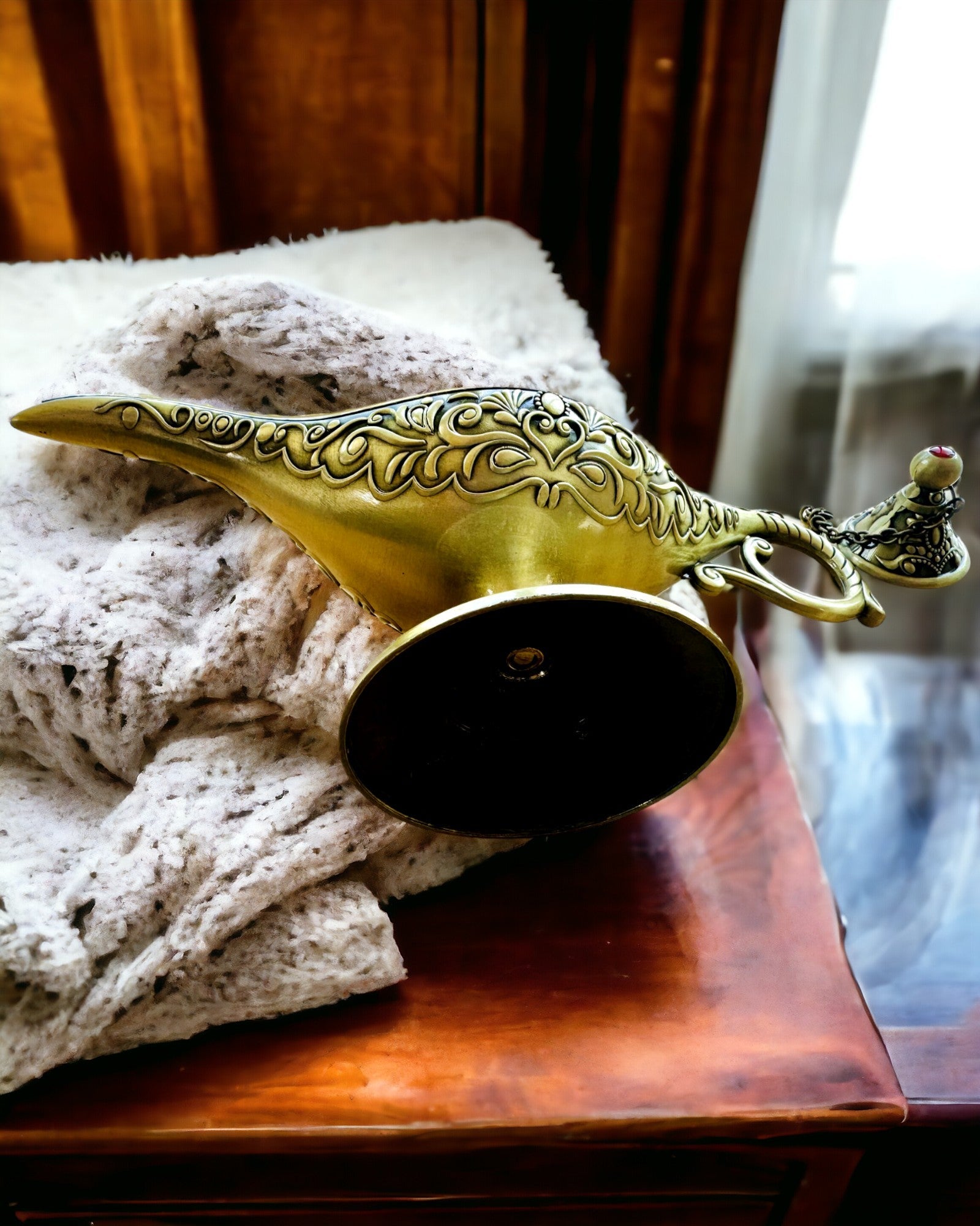 Magische Lamp van Aladdin met Graveeroptie - Variant Geschaafd Goud