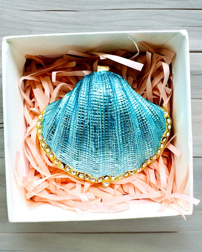 Skarbiec Wspomnień Muszelka - Sieradenkluis met de mogelijkheid voor personalisatie met gravure, cadeau