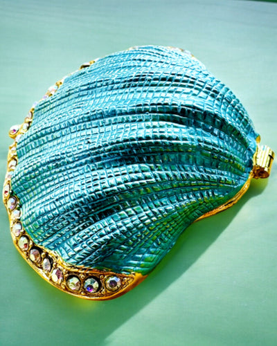 Skarbiec Wspomnień Muszelka - Sieradenkluis met de mogelijkheid voor personalisatie met gravure, cadeau