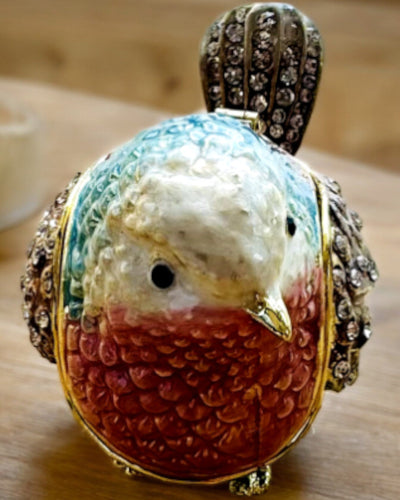 Kleurrijk Musje met Gravure - Schattige Schatkist