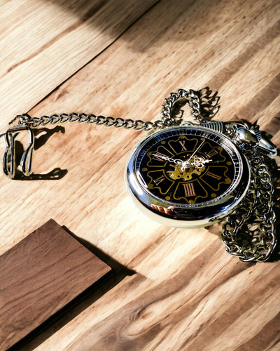 Vintage Zakhorloge met Graveermogelijkheid
