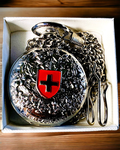 Zakhorloge "Heritage Helvetia" met Graveermogelijkheid