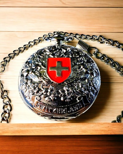Zakhorloge "Heritage Helvetia" met Graveermogelijkheid