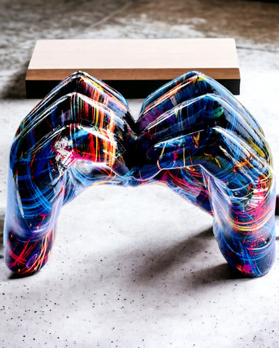 Kalejdoskop Hart – Handgemaakte Harsdecoratie met Gravureoptie