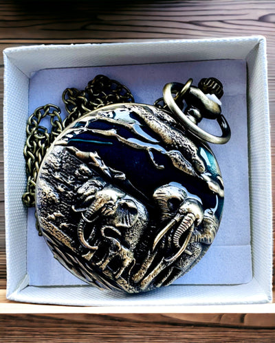 Zakhorloge "Vintage Explorer" met Graveermogelijkheid