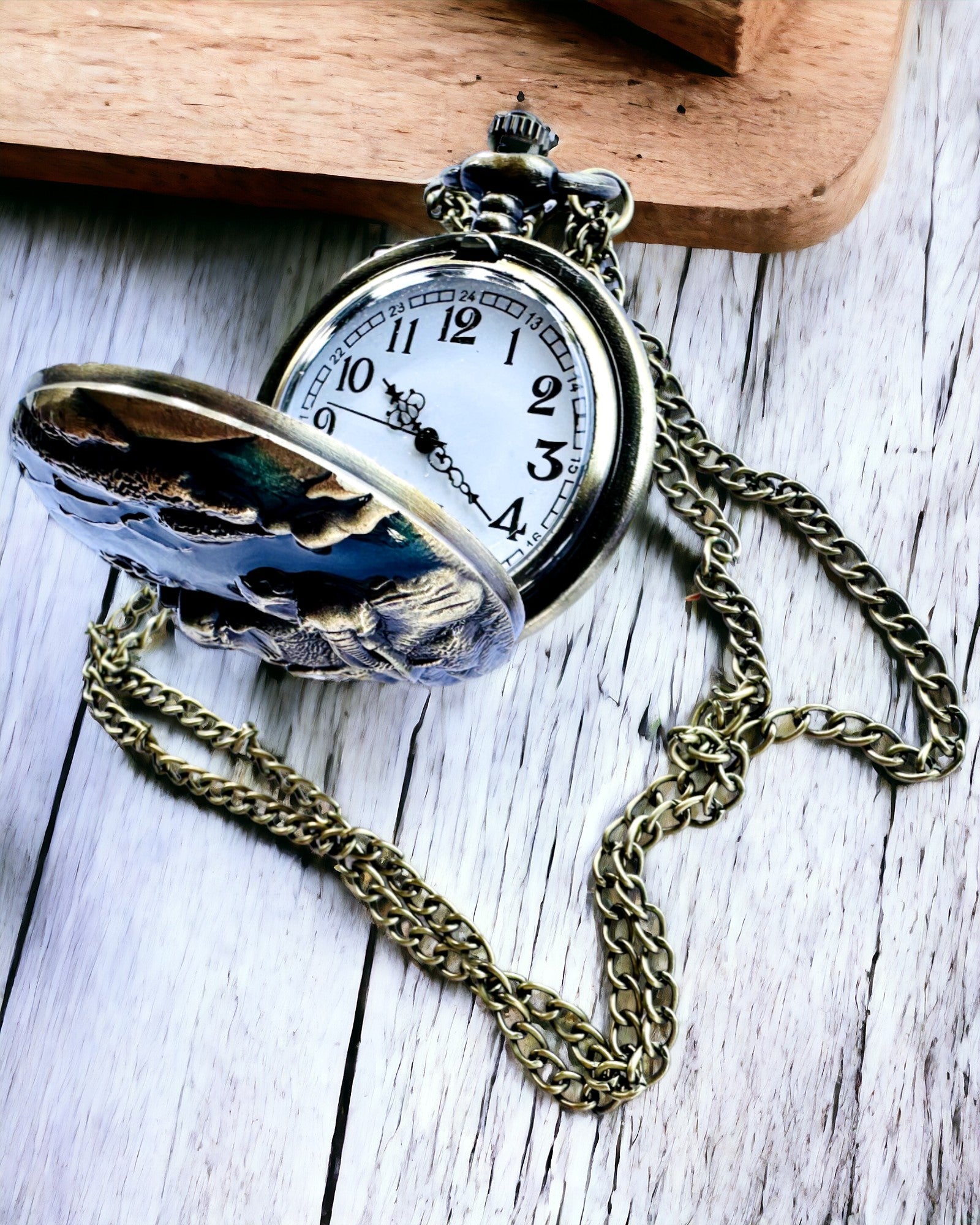 Zakhorloge "Vintage Explorer" met Graveermogelijkheid