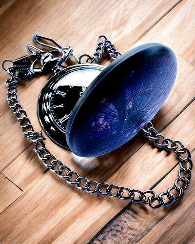 Zakhorloge "Galactic Vision" met Graveermogelijkheid, gepersonaliseerd cadeau