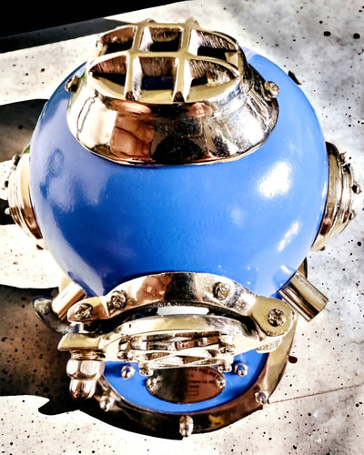 Diepzee-ontdekkershelm - Collectorseditie met Graveermogelijkheid, 35 cm, cadeau voor brandweerman of duiker