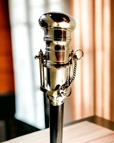 WANDELSTOK MET HANDVAT EN TELESCOOPFUNCTIE – ELEGANT EN MODIEUS, 95 CM - kapiteins "Navigator's Crest"