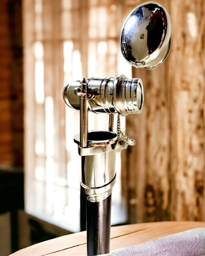 WANDELSTOK MET HANDVAT EN TELESCOOPFUNCTIE – ELEGANT EN MODIEUS, 95 CM - kapiteins "Navigator's Crest"