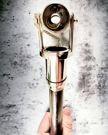 WANDELSTOK MET HANDVAT EN TELESCOOPFUNCTIE – ELEGANT EN MODIEUS, 95 CM - kapiteins "Navigator's Crest"