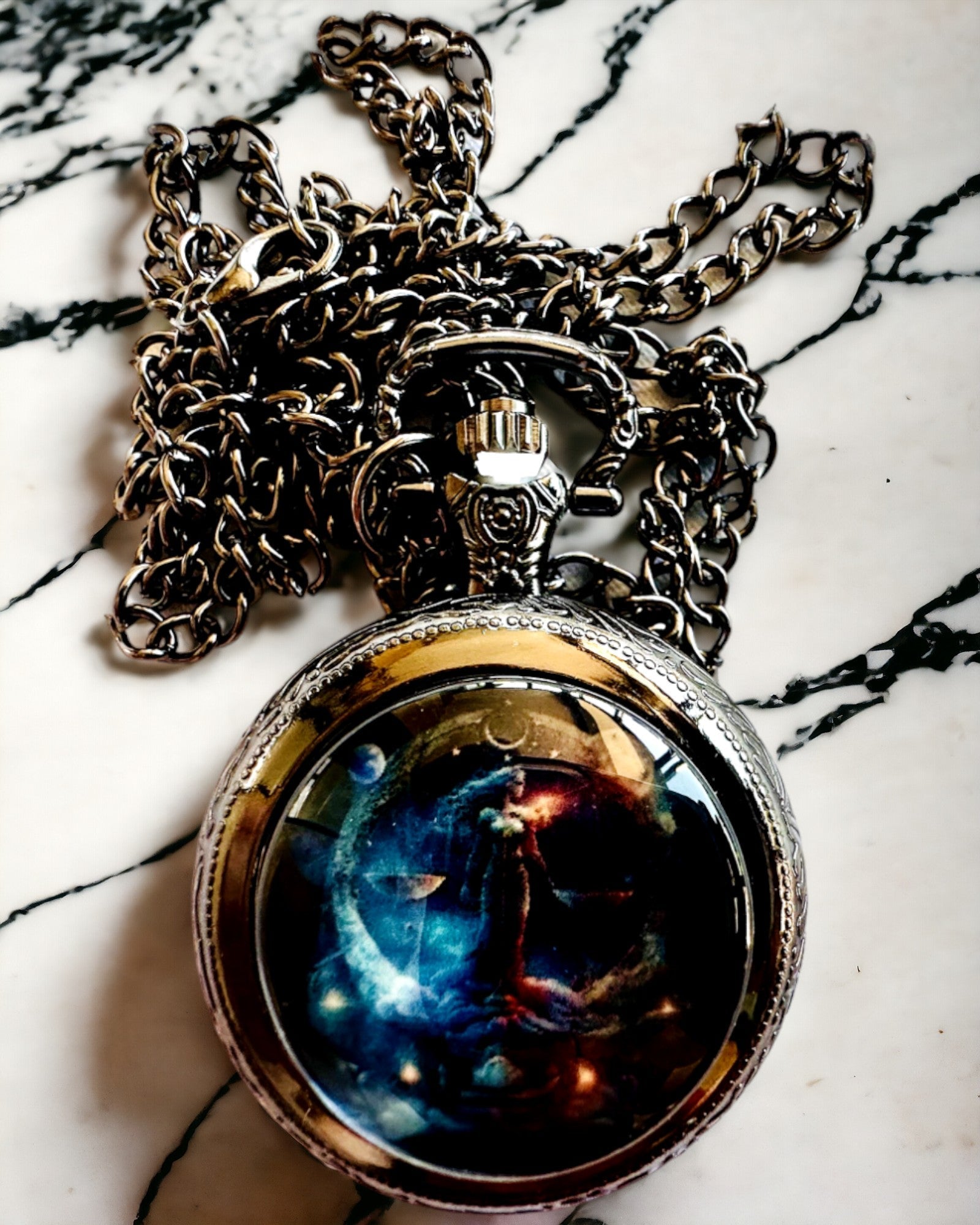Kieszonhorloge Kosmisch "Galactic Timekeeper" - mogelijkheid tot personalisatie met gravure