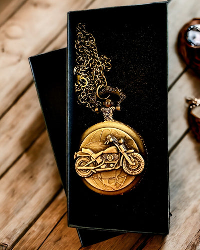 Zakhorloge "Motorrijder Elegant" – Graveren