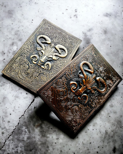 Magiczny Notes, notitieboek "Boski Byk" - Elegante en Unieke Papeterie, personalisatie met gravure