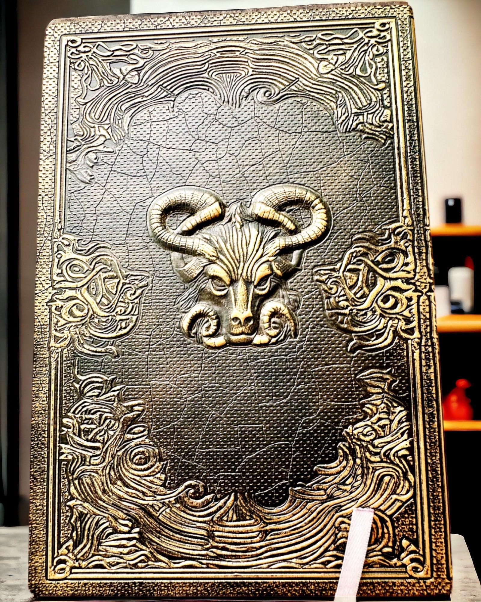 Magiczny Notes, notitieboek "Boski Byk" - Elegante en Unieke Papeterie, personalisatie met gravure