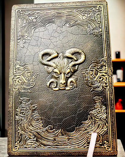 Magiczny Notes, notitieboek "Boski Byk" - Elegante en Unieke Papeterie, personalisatie met gravure
