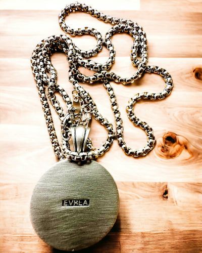 Kompas Ketting "Eurla" - mogelijkheid tot personalisatie met gravure