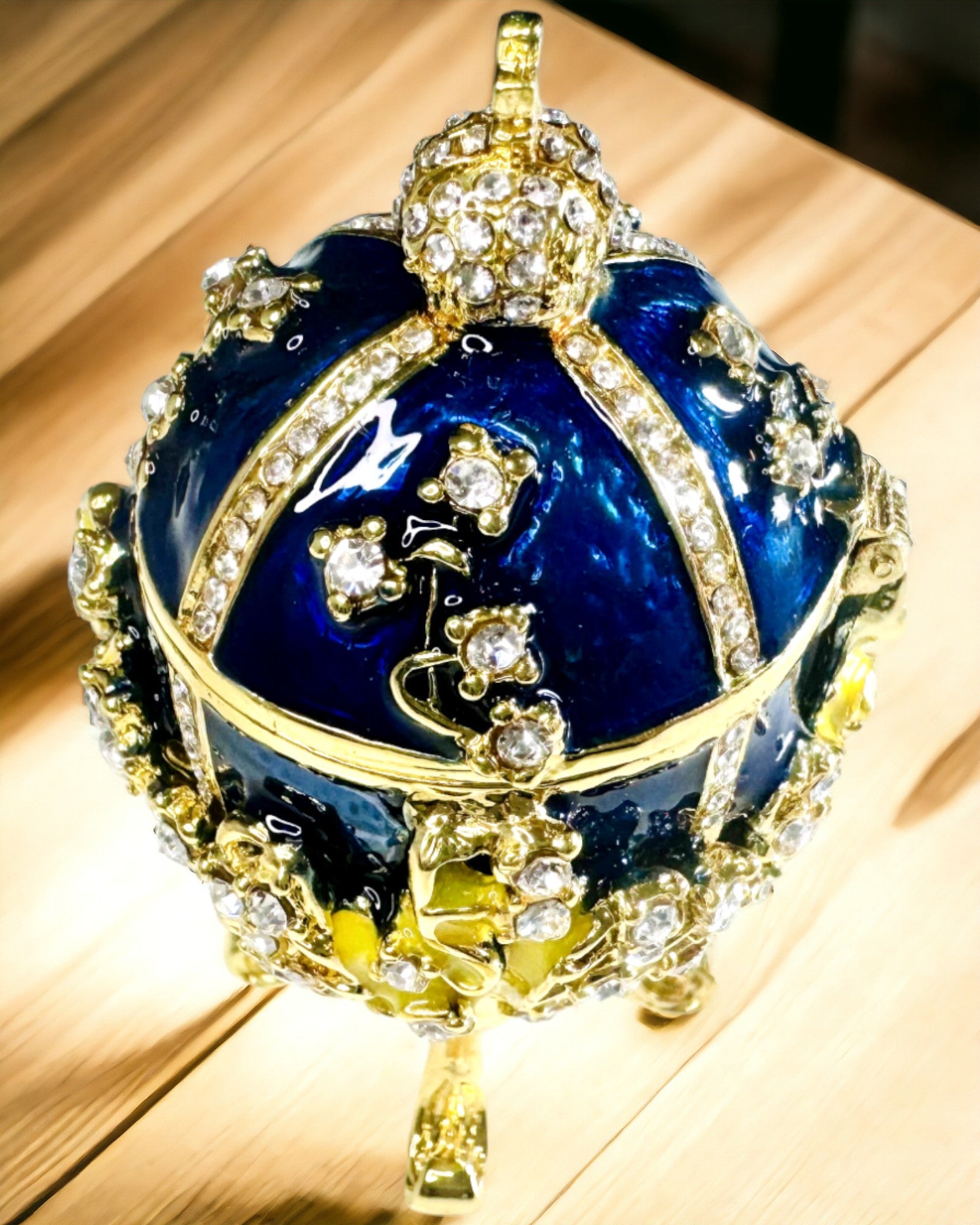 Sieradendoos 'Keizerlijk Ei' Faberge – Vintage Stijl, Decoratieve Accessoirehouder