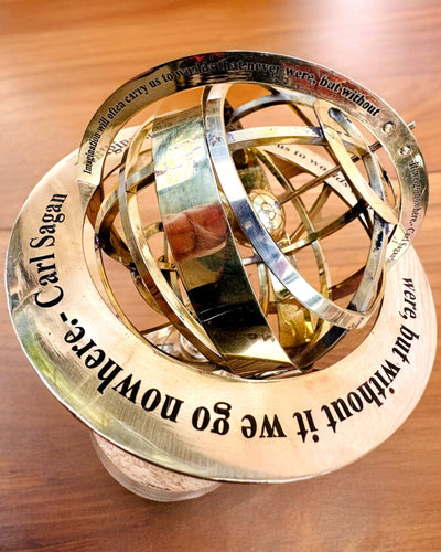 Astrolabium Artis - Handgemaakt met Graveeroptie, decoratie voor kantoor, premium