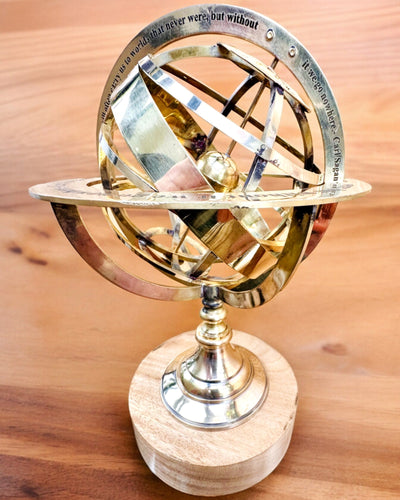 Astrolabium Artis - Handgemaakt met Graveeroptie, decoratie voor kantoor, premium