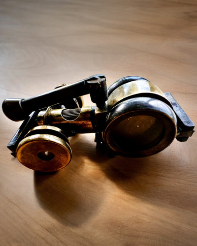Binocular Nautica - Exclusieve Vintage Accessoire - Handgemaakt met Graveeroptie, decoratie voor kantoor, premium