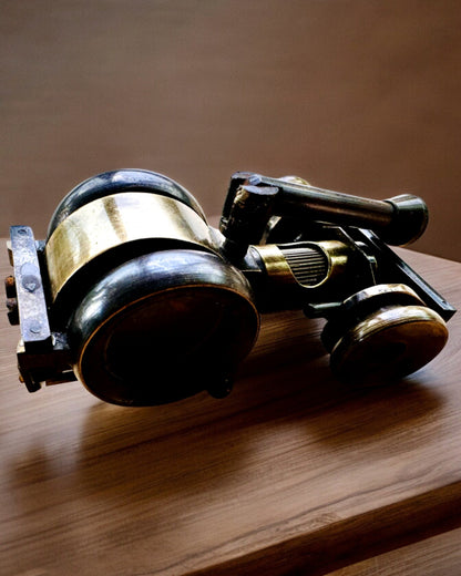 Binocular Nautica - Exclusieve Vintage Accessoire - Handgemaakt met Graveeroptie, decoratie voor kantoor, premium