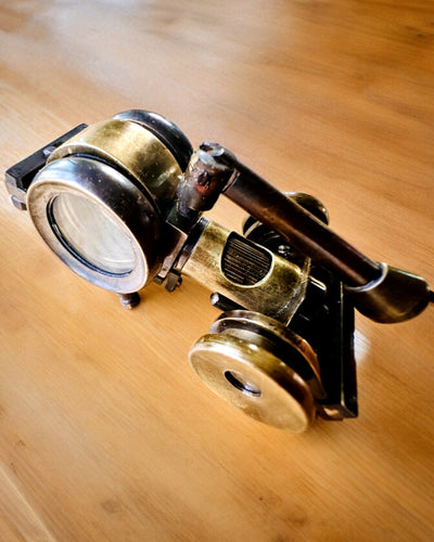 Binocular Nautica - Exclusieve Vintage Accessoire - Handgemaakt met Graveeroptie, decoratie voor kantoor, premium