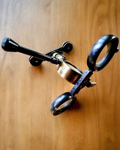 Binocular Nautica - Exclusieve Vintage Accessoire - Handgemaakt met Graveeroptie, decoratie voor kantoor, premium