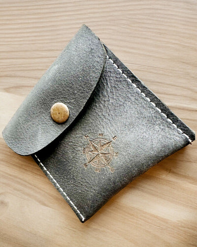 Etui voor zakhorloge of kompas Reiziger - mogelijkheid tot personaliseren met gravure