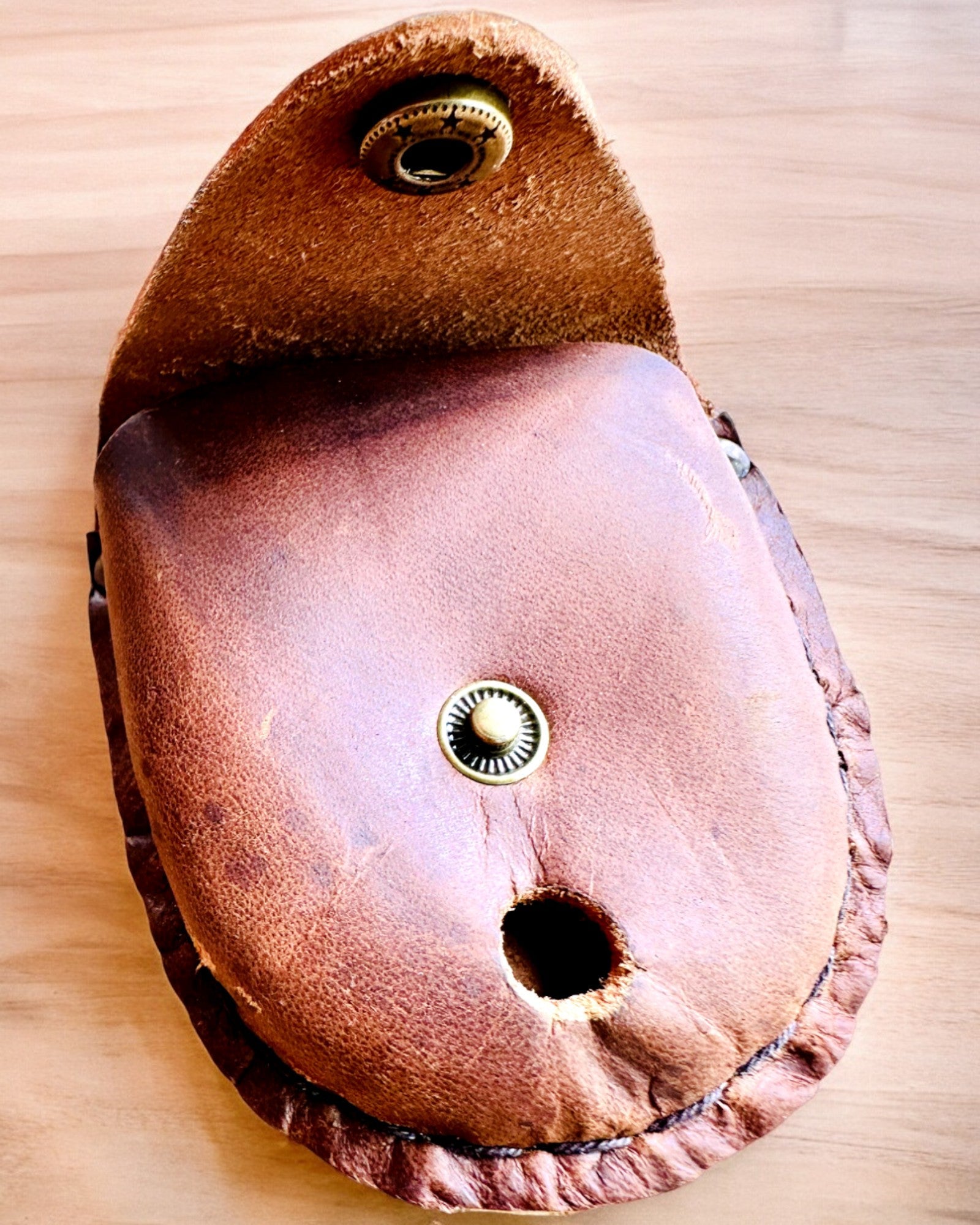 Leren Etui "Odkrywca" - voor compacte kompas of zakhorloge - mogelijkheid tot personalisatie met gravure