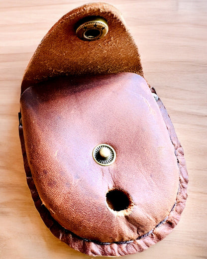 Leren Etui "Odkrywca" - voor compacte kompas of zakhorloge - mogelijkheid tot personalisatie met gravure