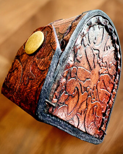 Elegant Maharadja Etui voor Zakhorloge of Kompas - mogelijkheid tot personalisatie met gravure