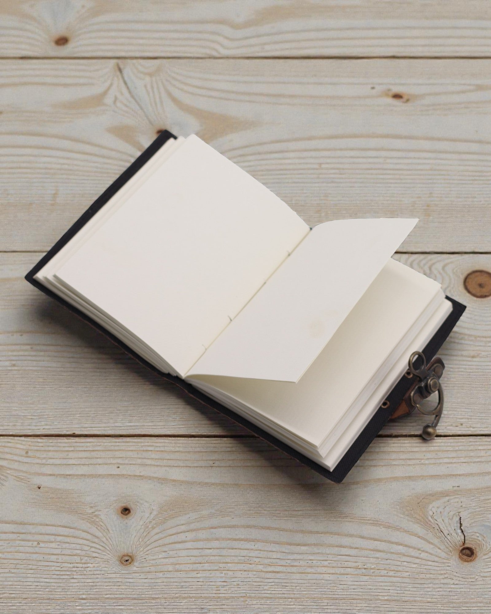 Leren bedrukt notitieboek – Geef je dromen nooit op -  17.8×12.7 cm